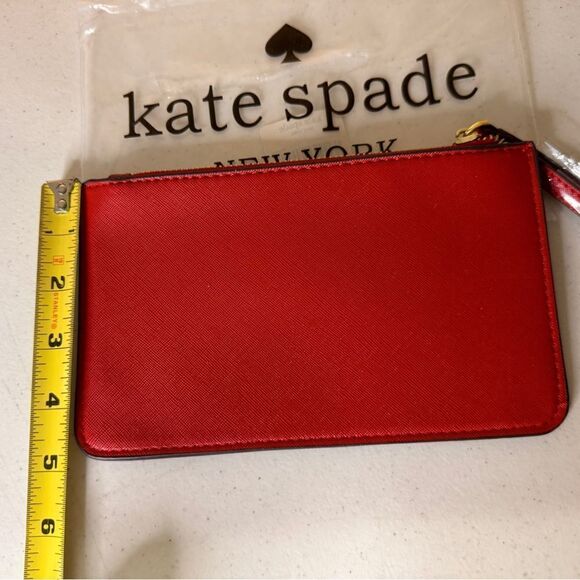 Kate Spade red wristlet - Picture 7 of 8